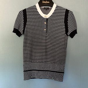 CHANEL Cotton Pullover Top, Size 36